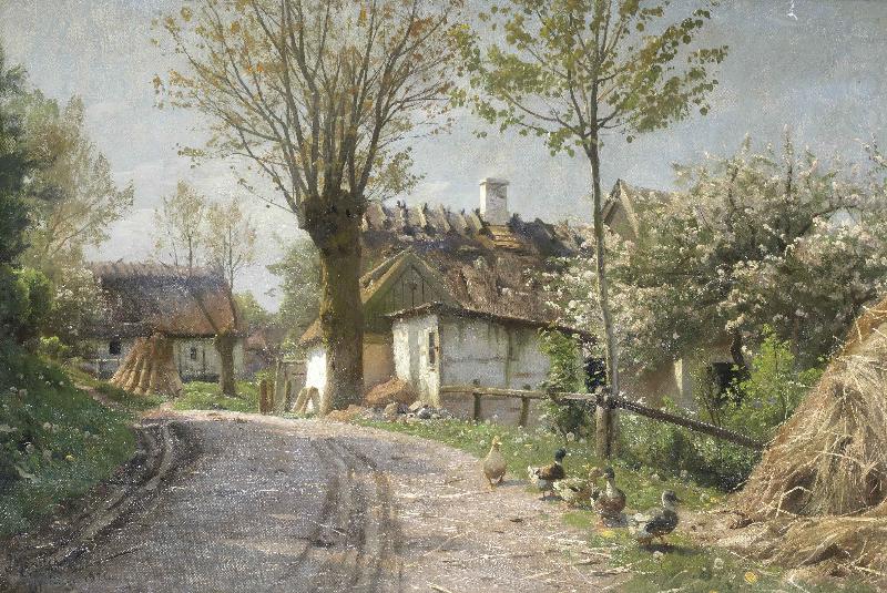 Peder Monsted A country lane china oil painting image